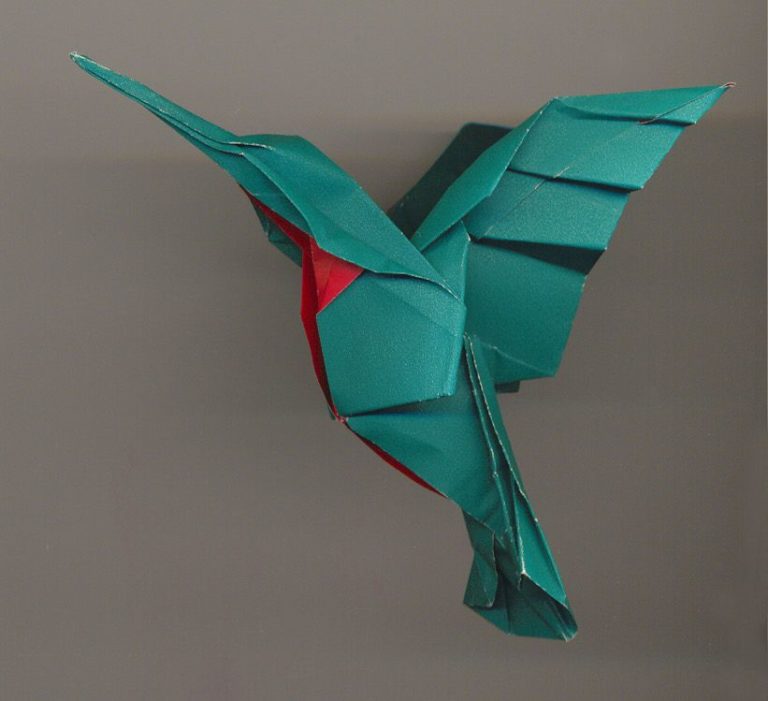 Colibri en origami Origami Community Explore the best and the most