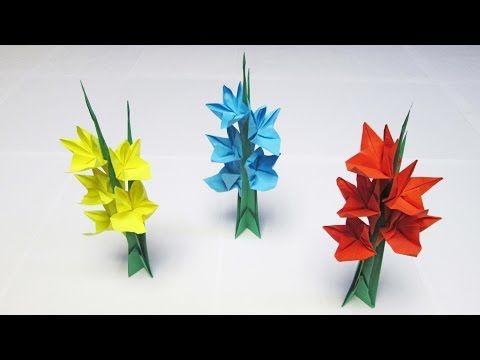 Fleurs en papier Glaïeul – Origami Community : Explore the best and the ...