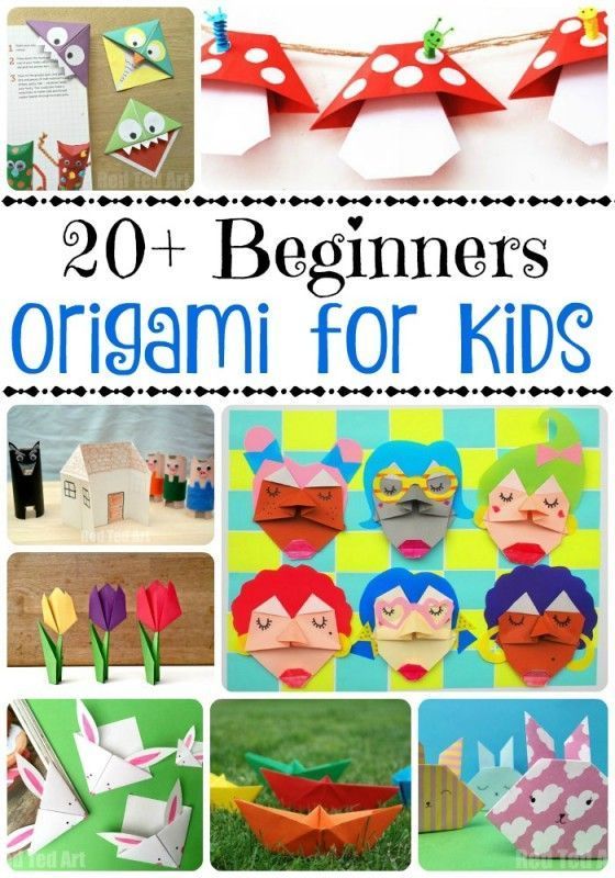 Easy Origami for Kids Red Ted Art Make crafting with kids easy