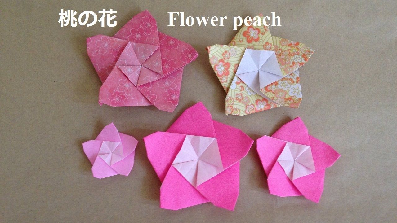 折り紙 桃の花 折り方 Niceno1 Origami Flower Peach Origami Community Explore The Best And The Most Trending Origami Ideas And Easy Origami Tutorial
